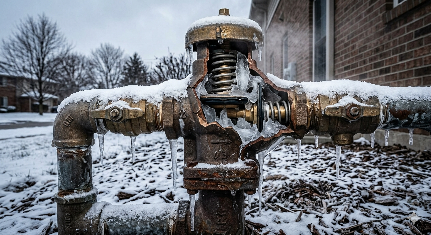 Winterize Backflow Preventer