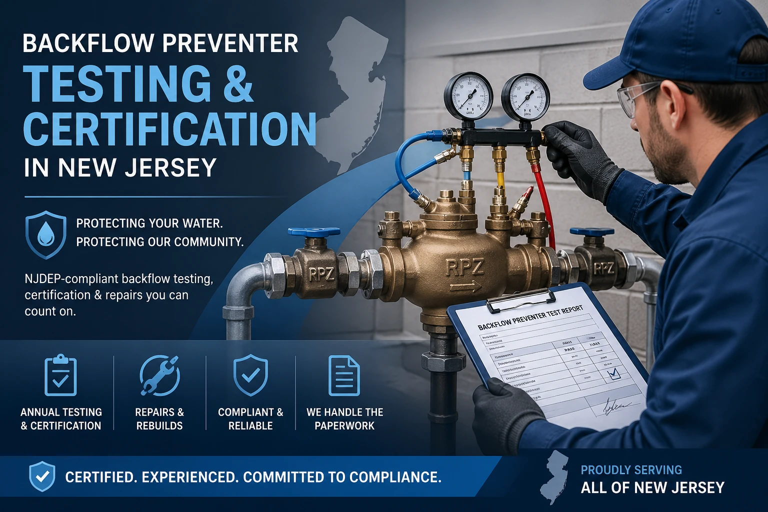 Backflow Testing, Certification & Repair